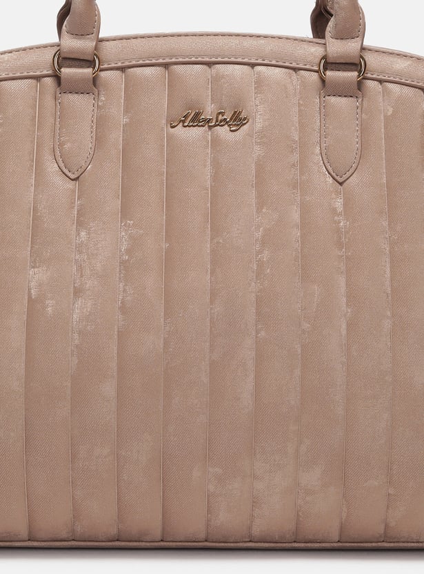 ALLEN SOLLY Quilted Laptop Bag