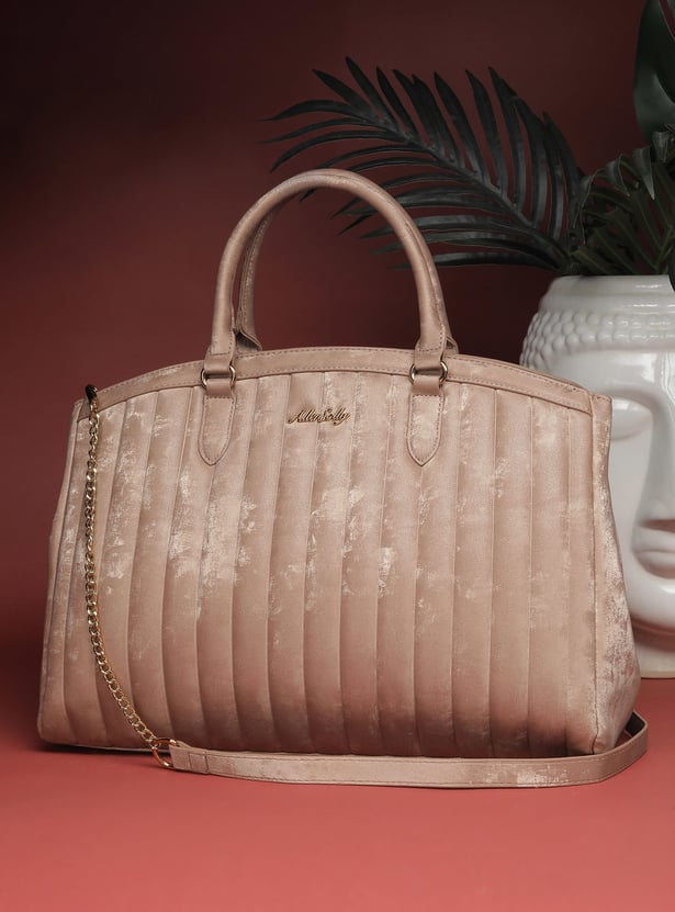 ALLEN SOLLY Quilted Laptop Bag