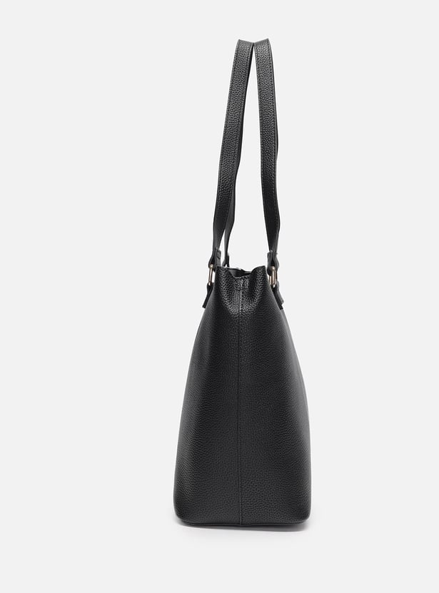 ALLEN SOLLY Textured Laptop Bag