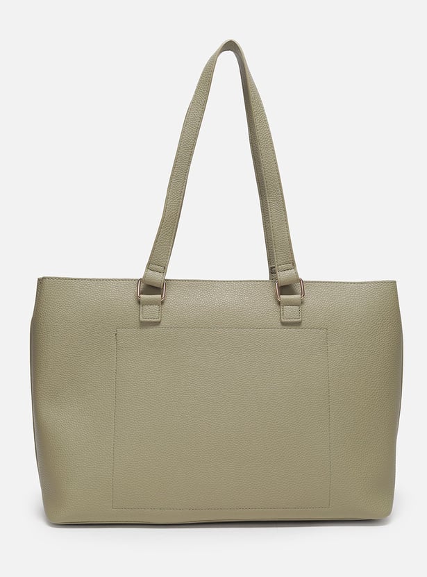 ALLEN SOLLY Solid Laptop Bag