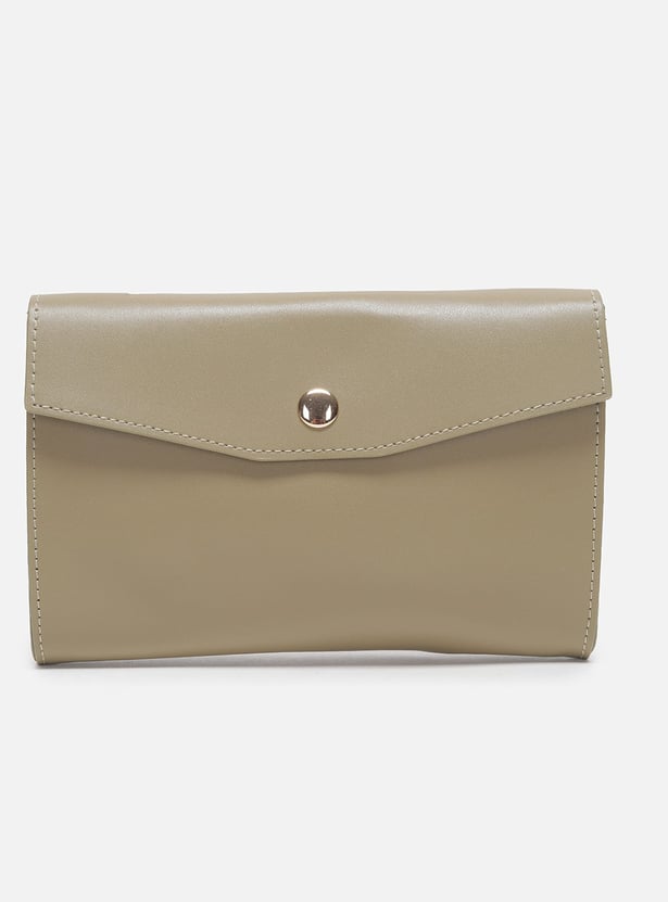 ALLEN SOLLY Solid Laptop Bag