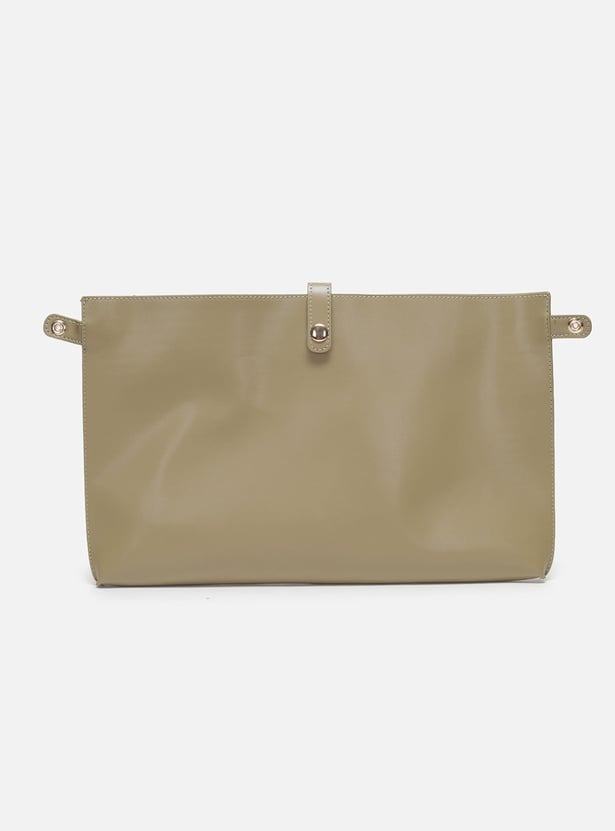 ALLEN SOLLY Solid Laptop Bag
