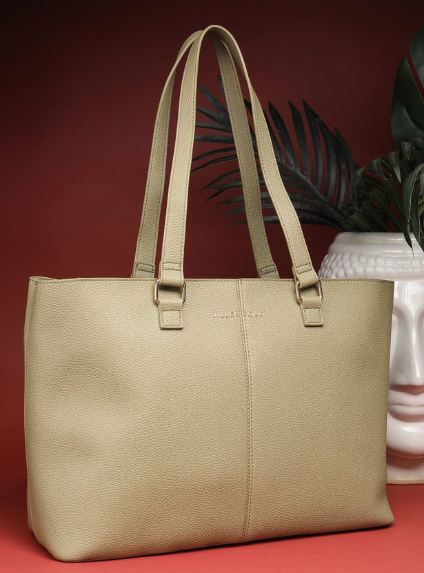 ALLEN SOLLY Solid Laptop Bag
