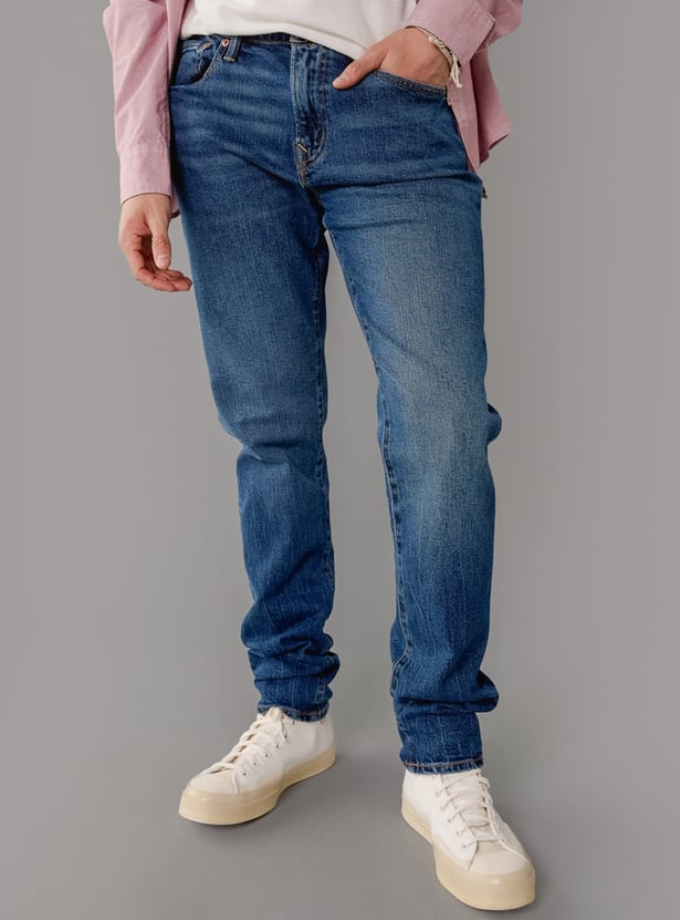 AMERICAN EAGLE Washed Skinny Jeans