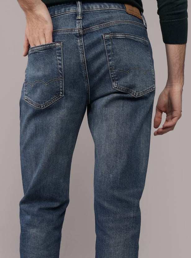 AMERICAN EAGLE AirFlex+ Whiskered Slim Straight Jeans