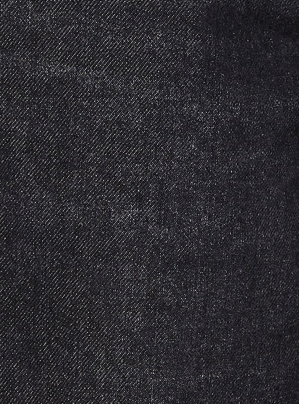 CELIO Washed Mid-Rise Jeans