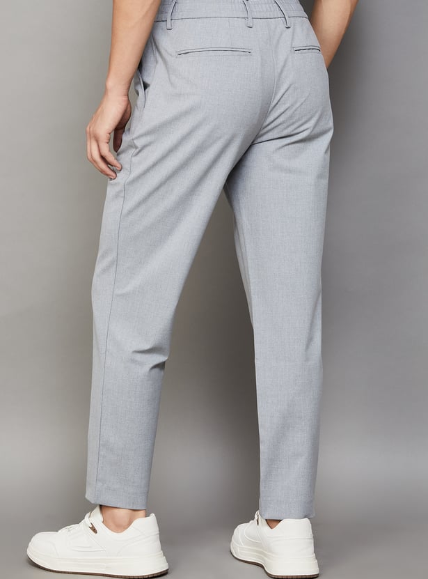 CELIO Solid Regular Fit Trousers
