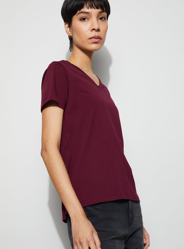 FAME FOREVER Solid T-shirt