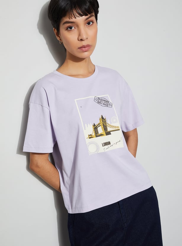 FAME FOREVER Graphic Print T-shirt
