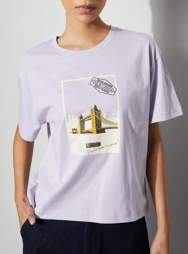 FAME FOREVER Graphic Print T-shirt