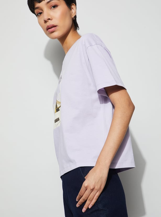 FAME FOREVER Graphic Print T-shirt
