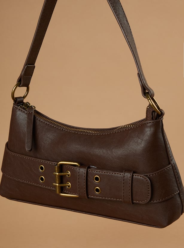 GINGER Buckle Shoulder Bag