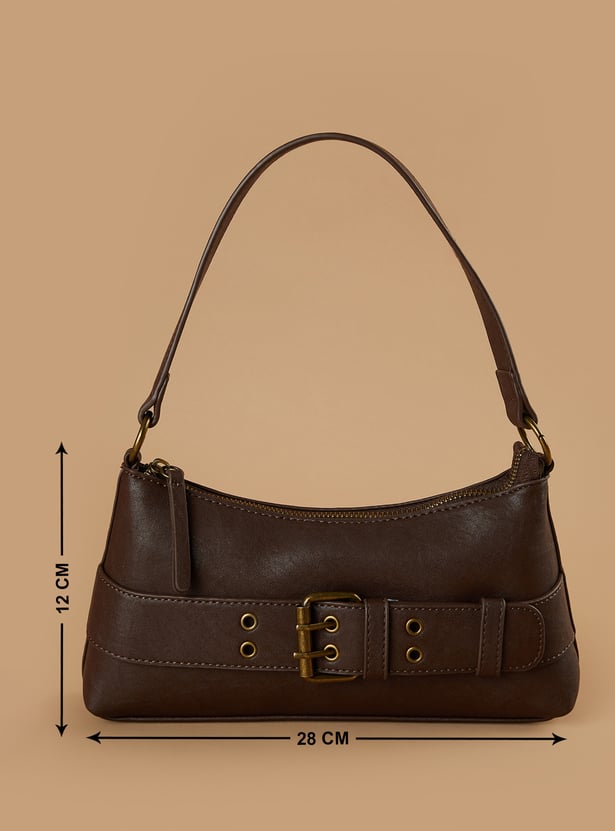 GINGER Buckle Shoulder Bag