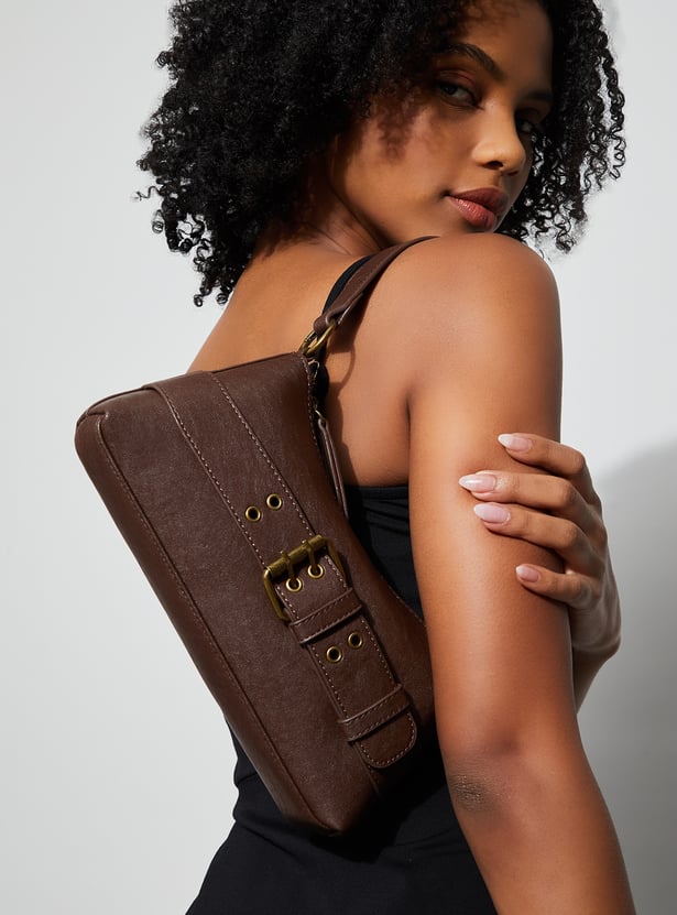 GINGER Buckle Shoulder Bag