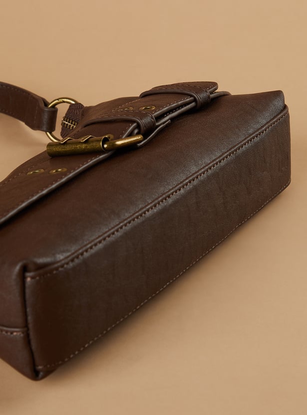 GINGER Buckle Shoulder Bag