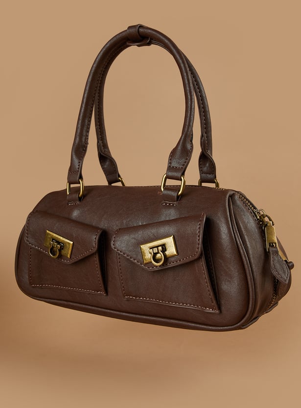 GINGER Textured Handheld Bag