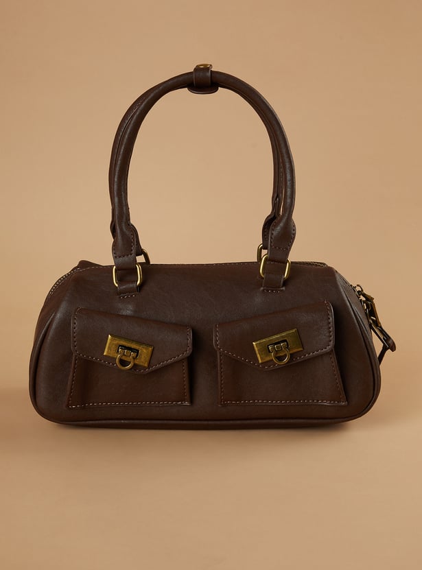 GINGER Textured Handheld Bag
