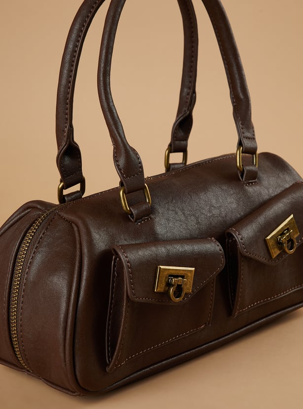 GINGER Textured Handheld Bag
