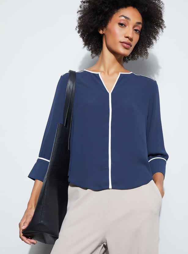 CODE CLASSIC Contrast Piping Top