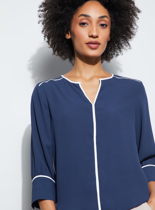 CODE CLASSIC Contrast Piping Top