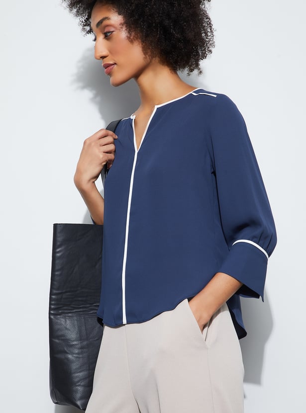 CODE CLASSIC Contrast Piping Top