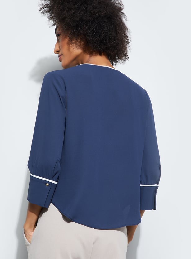 CODE CLASSIC Contrast Piping Top