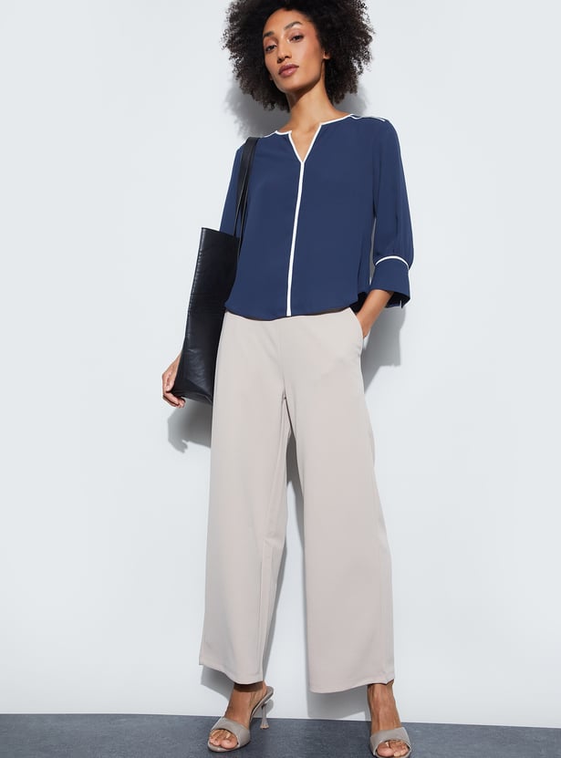 CODE CLASSIC Contrast Piping Top