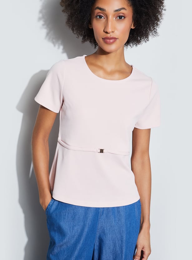 CODE CLASSIC Buckle Detail Top