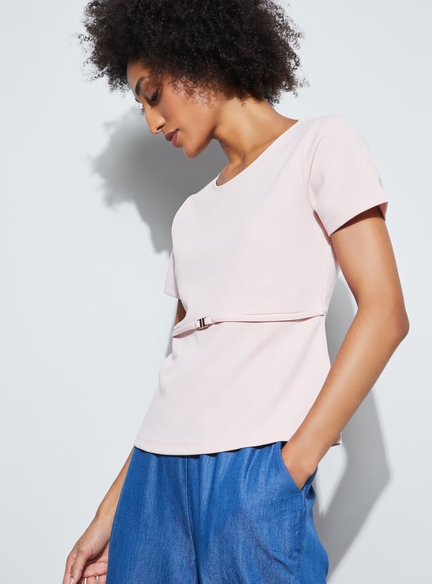 CODE CLASSIC Buckle Detail Top