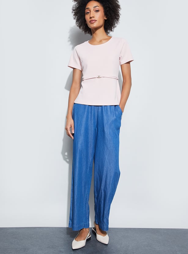 CODE CLASSIC Buckle Detail Top
