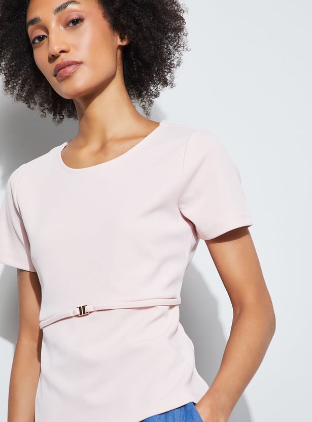 CODE CLASSIC Buckle Detail Top
