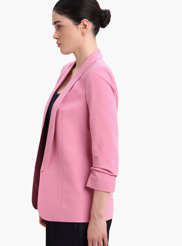 VERO MODA Solid Single-Breasted Formal Blazer