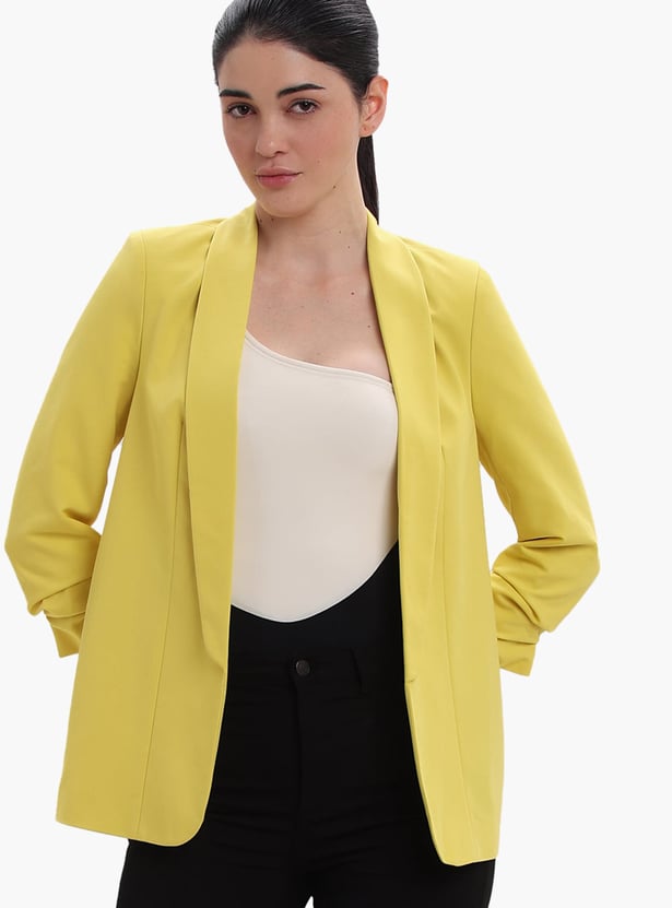 VERO MODA Solid Single-Breasted Formal Blazer