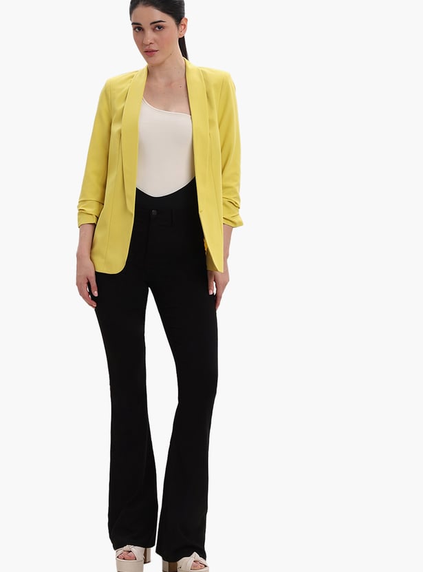 VERO MODA Solid Single-Breasted Formal Blazer