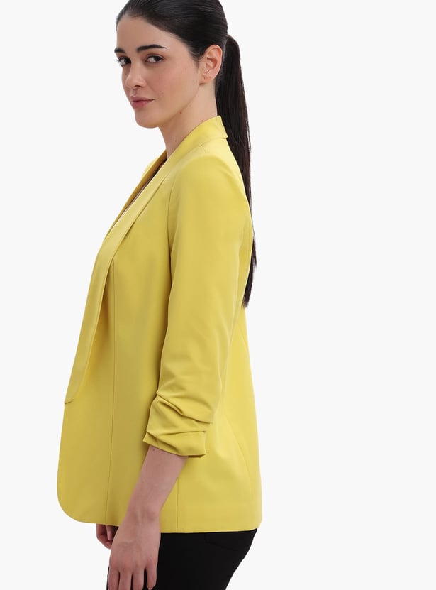 VERO MODA Solid Single-Breasted Formal Blazer