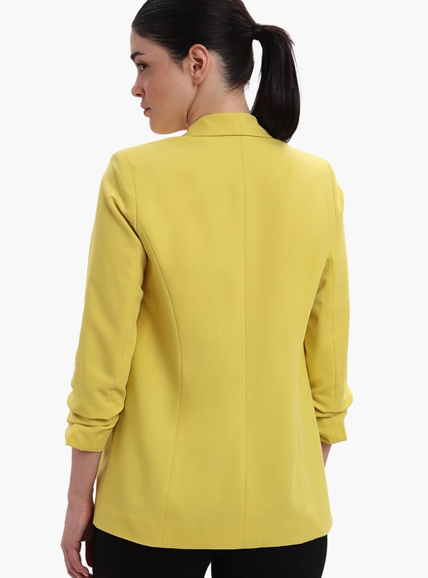 VERO MODA Solid Single-Breasted Formal Blazer