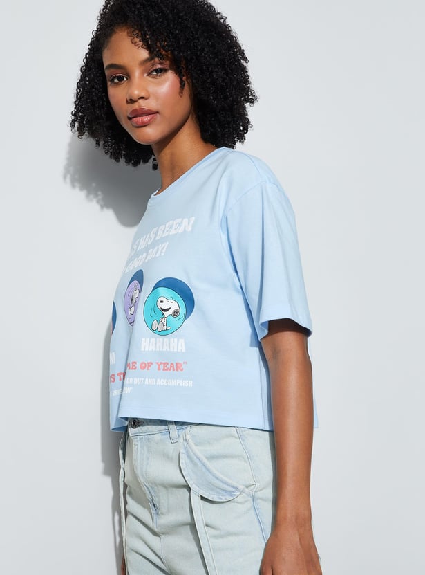 GINGER Snoopy Character T-shirt