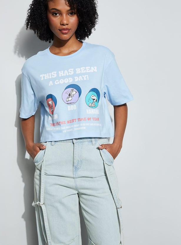 GINGER Snoopy Character T-shirt
