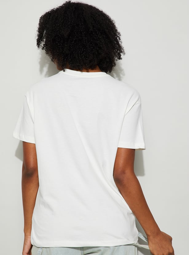 GINGER Snoopy Print T-shirt