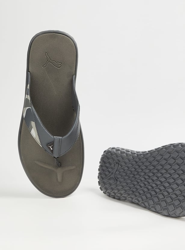PUMA Camouflage Print Flip Flops