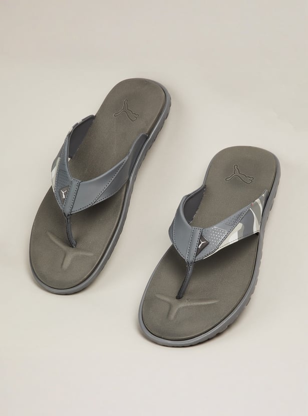 PUMA Camouflage Print Flip Flops
