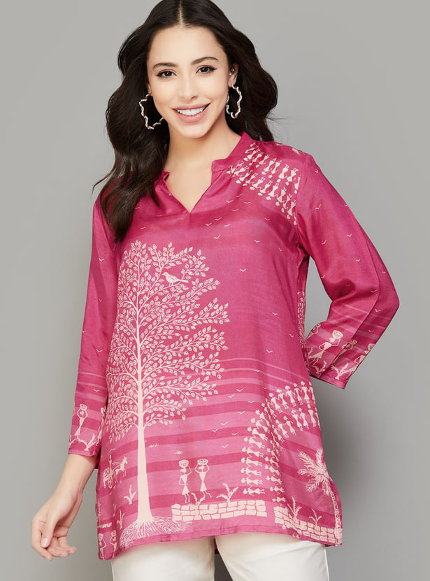 LIBAS Ethnic Motif Straight Kurti