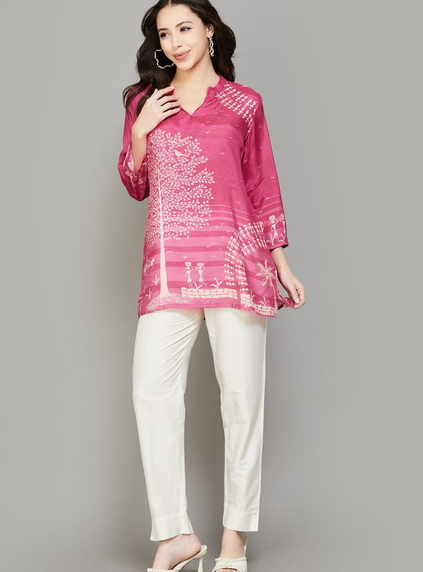 LIBAS Ethnic Motif Straight Kurti