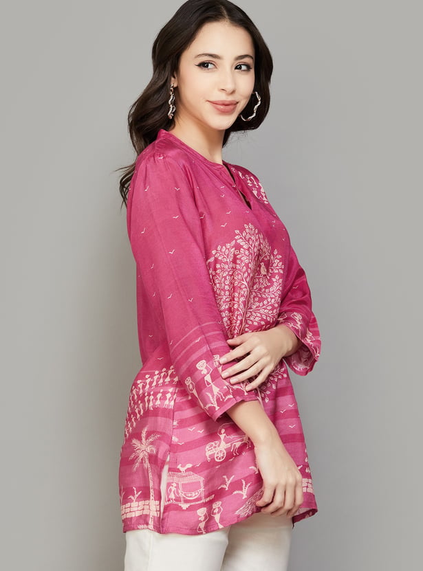 LIBAS Ethnic Motif Straight Kurti