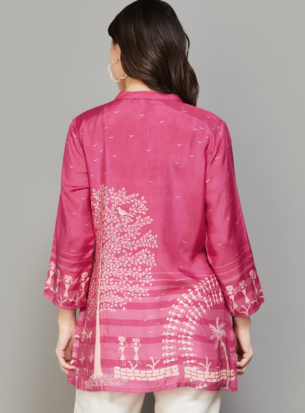 LIBAS Ethnic Motif Straight Kurti
