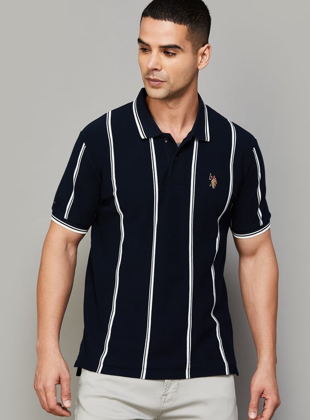 US POLO ASSN Striped Polo T-shirt