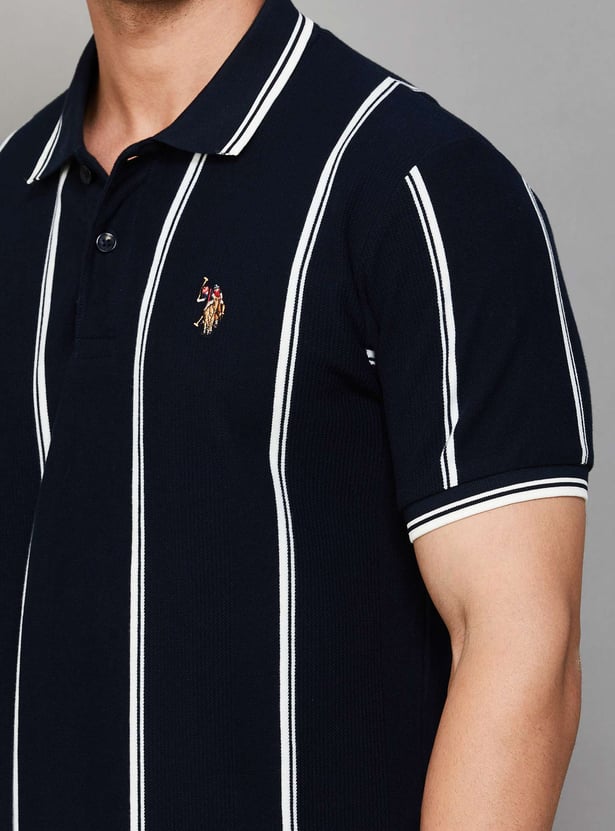 US POLO ASSN Striped Polo T-shirt