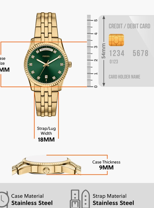 FOSSIL Scarlette Quartz Analog Watch - ES5460I