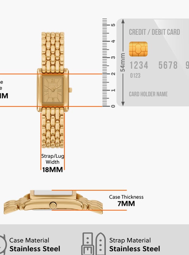 MICHAEL KORS Essex Rectangular Analog Watch-MK4997I