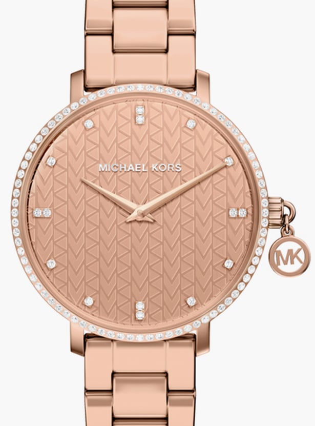 MICHAEL KORS Pyper Embellished Analog Watch - MK7573I